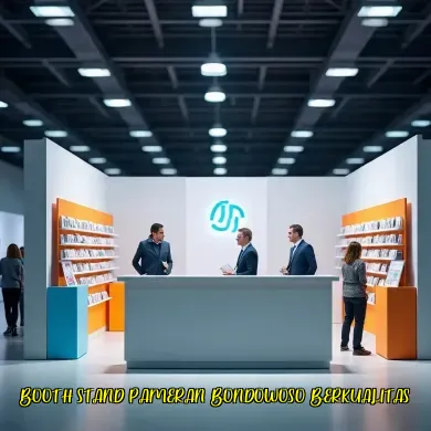 booth stand pameran bondowoso berkualitas